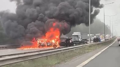 Avarija magistralėje prie Kauno