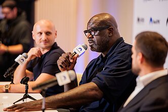 Tomas Okmanas, Shaquille'as O'Nealas ir Eimantas Sabaliauskas 