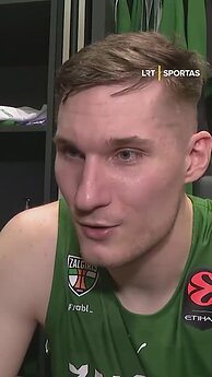 Komplimentų iš O`Nealo sulaukęs Tubelis išliko kuklus