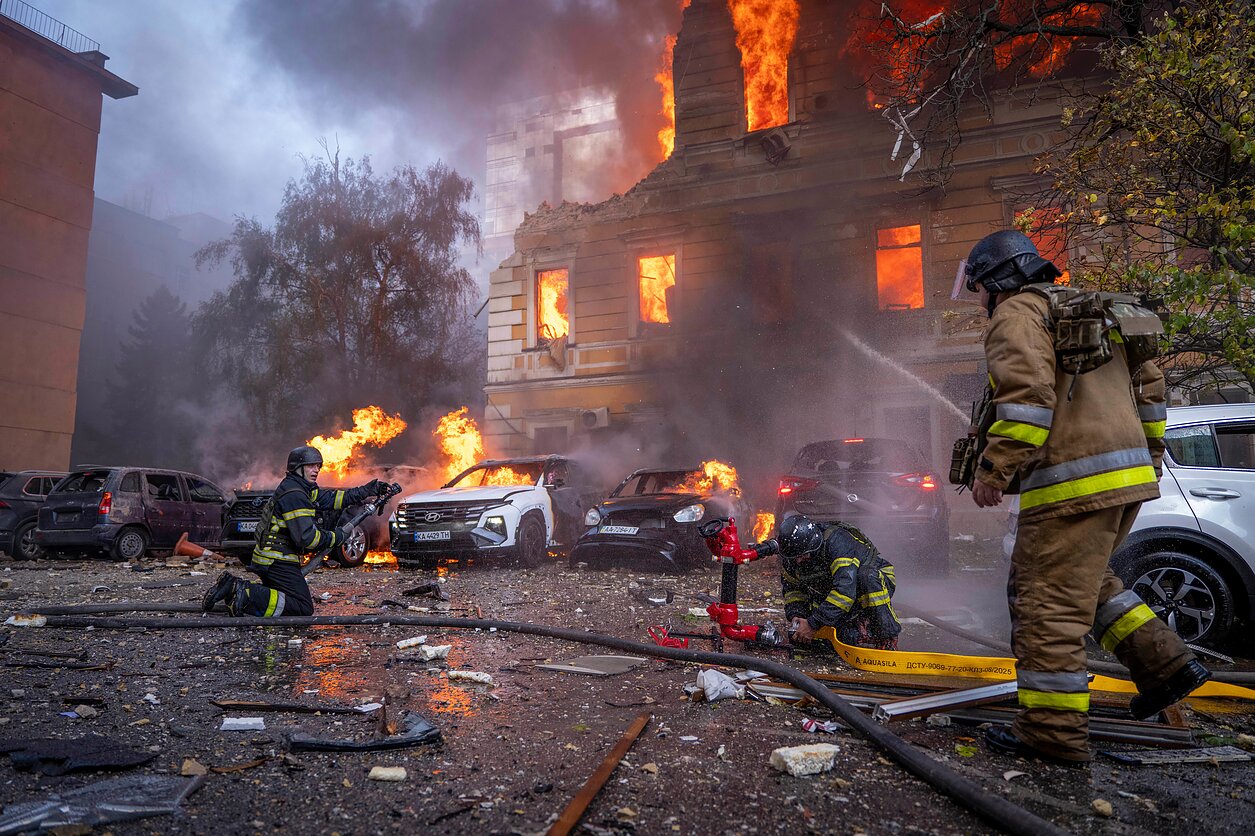 Photo: LRT Russian Missiles and Drones Strike Moldova Amid Ukraine Attacks