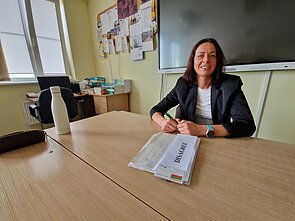 Mokytoja J. Orlovienė dirba ir su tarptautinio bakalaureato klasėmis