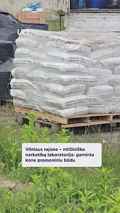 Vilniaus rajone – milžiniška svaigiųjų medžiagų laboratorija